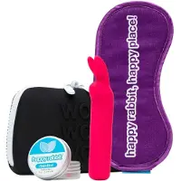 Happy Rabbit - klitorisvibrator set - uppladdningsbar - 4 delar