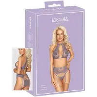 Kissable - spetsunderklädesset (lila) - L/XL