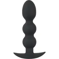 Black Velvets Heavy - 145 g klotformad analplugg (svart)