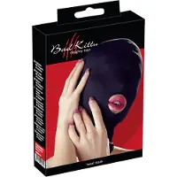 Bad Kitty - BDSM mask - munöppning - svart