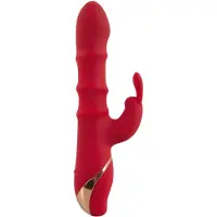 You2Toys Rabbit - rörlig ringvibrator (röd)