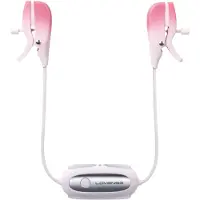 Lovense Gemini - App-styrd vibrerande bröstvårtsklämma (rosa)