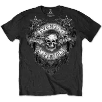 Ginza.se Avenged Sevenfold: Unisex T-Shirt/Stars Flourish (Black) (Medium)