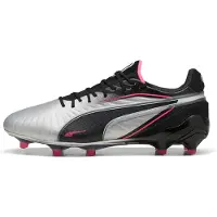 Puma King Ultimate Fg/ag Audacity - Silver/Svart/sun Struck/White Dam, storlek 36