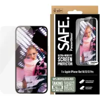 PanzerGlass Ultra-Wide Fit Displayskyddsglas Apple iPhone 16e, iPhone 14, iPhone 13, iPhone 13 Pro 1 st repbeständig SARNUWFG29845