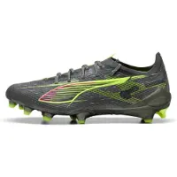 Puma Ultra 5 Ultimate FG Audacity - Matt åldrad silver/Gul/Sun Struck Dam - Gräs (FG), storlek 37