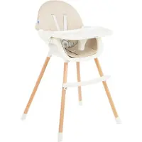 Kikkaboo 2 In 1 Nutri Wood Barnstol