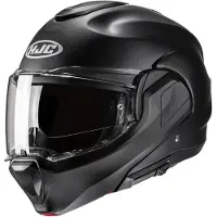 HJC F100 Semi Flat Fällbar Hjälm Matt/Svart 2XL Unisex sort