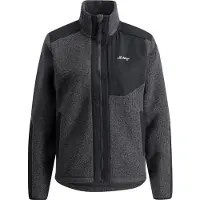 Lundhags Women's Saruk Wool Pile Mid Full Zip Charcoal
