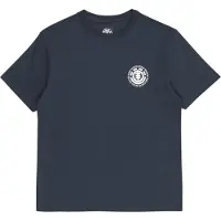 Element - Varumärken - Seal Bp SS Tee Youth Eclipse Navy för Unisex - Barnstorlek 8 år - Marinblå