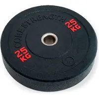 Olive Hi Temp Olympisk Bumper Plate 25kg