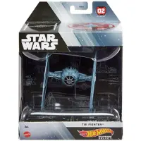 Hot Wheels Star Wars Starships Select Premium Replica of Tie Fighter rrliga delar Premium Stand Present fr vuxna samlare 1:50 Skala