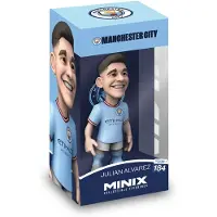 Minix Figur - Fotbollsstjärnor - Man City - Julian Alvarez - - One Size - Leksaksfigur
