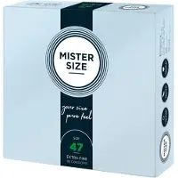 Mister Size - Tunt kondom - 47mm - 36 st