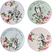 MIKASA V&a Alice In Wonderland Platt Tallrik 4 Bitar