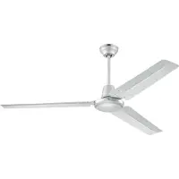WESTINGHOUSE takfläkt Industrial, silver, tystgående, 142 cm Industrial, Aluminium / grå / zink, Vardagsrum / matsal, Metall, Modern