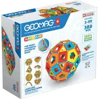 Geomag Magnetset - Supercolor Panels Masterbox - 388 Delar - - One Size - Magnetiska leksaker