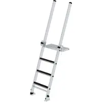 MUNK Günzburger Steigtechnik 012040 Aluminium Byggstege med trappsteg Arbetshöjd (max.): 3.05 cm 10 kg