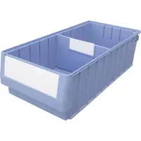 Viso TR 5214 Genomskinlig lagerlåda (B x H x D) 234 x 140 x 500 mm Blå 1 st