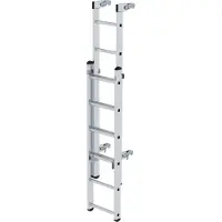 MUNK Günzburger Steigtechnik 27142 Uppfällbar stege Montering utan verktyg Arbetshöjd (max.): 425 cm