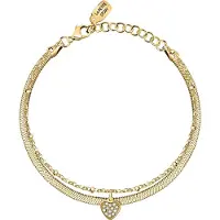 La Petite Story Love Br Yg 2 Heart 16+3 Cm Armband