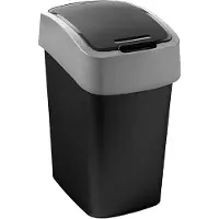 Curver Flip, 25 l, Rektangulär, Plast, Svart, Grå, Plast, 340 mm