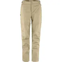 Fjall Raven - Vandringskläder dam - Abisko Hike Zip Off Trousers W Fossil för UnisexBomull - Storlek XS - Beige