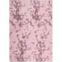 vidaXL Ryamatta med lång lugg NAVARRA dammig rosa 240x340 cm polyester
