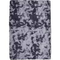 vidaXL Ryamatta med lång lugg NAVARRA mörkgrå 160x230 cm polyester