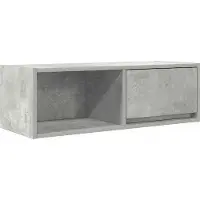 vidaXL TV-bänk betonggrå 80x31x25,5 cm konstruerat trä