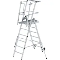 MUNK Günzburger Steigtechnik 52526 Aluminium Plattformledare Montering med verktyg Arbetshöjd (max.): 3.55 m