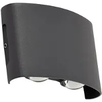 LINDBY Utomhusbelysning , Ithan, Svart, Terrass, Aluminium, Modern