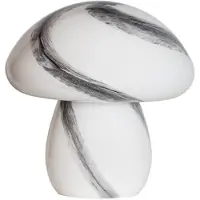 By Rydens Bordslampa , Mira Mushroom, Vit, Vardagsrum, Glas
