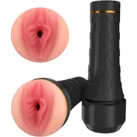 Tracy´s Dog Tracy's Dog Cup - realistisk konstgjord vagina-masturbator (svart/natur)