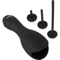 Rebel - penispump med dilator (svart)
