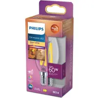Philips 871951432455800 LED-lamp EEK D (A - G) E14 Kronljusform 5.9 W = 60 W Varmvit (Ø x L) 35 mm x 97 mm 1 st