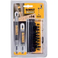 DeWalt DT70512T Extreme Impact Torsion Skruvbitsset, Gul/Svart, Set med 14 delar