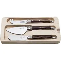 Laguiole Ostknivar Dark Wood Set/3