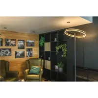 SLV Golvlampa , Karpo, dimbara, Svart, Arbetsrum / hemkontor, Metall, Modern
