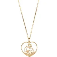 Lumoava x Moomin Love guldpläterad hjärtä halsband MO661620000