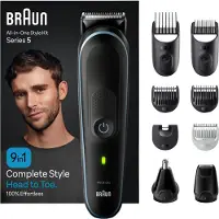 Braun MGK5411, Svart, Blå, 1 mm, 2,1 cm, Universal, 3 År, Batteri