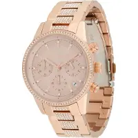 Michael Kors Analog klocka 'RITZ' roséguld / transparent