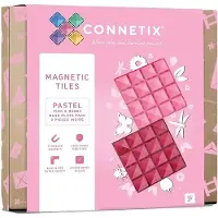 Connetix - Base Plate - Pastel Pink & Berry