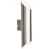 Eglo LED utomhus vägglampa Agolada, Aluminium / grå / zink, Rostfritt stål, Modern, LED-vägglampa utomhus
