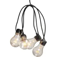 Konstsmide Ljusslinga LED E27 10 LED amber 24V/IP44