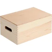 Kesper 69401, Förvaringslåda, Trä, Rektangulär, Furuträ, Monokromatiskt, inomhus