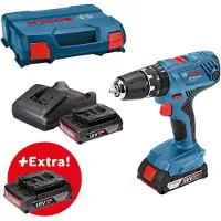 Bosch Professional Gsb18v21 3x2.0 L-case Elektrisk Skruvmejsel