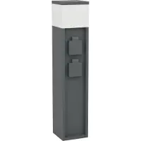 Eglo PARK 5 utomhus uttagsstolpe E27 svart
