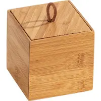 Wenko 23922100, Förvaringslåda, Bamboo, Torg, Bamboo, Monokromatiskt, inomhus