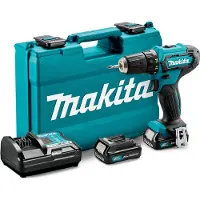 Makita Skruvdragare/borr DF333DWAE; 12 V; 2x2,0 Ah batt.